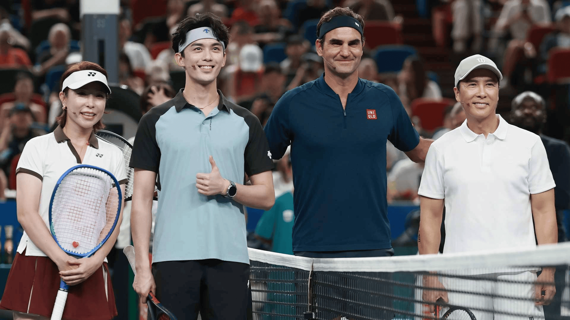 包含德国网球队完胜日本网球队，费德勒爆发神勇的词条